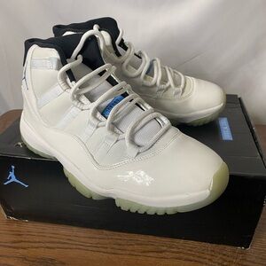 Air Jordan Retro 11 Legend Blue Mens Sneakers White Size 10 Columbia Concord